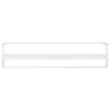 VidaXL Porte-serviettes Blanc 95x25x22 cm Fer 343093
