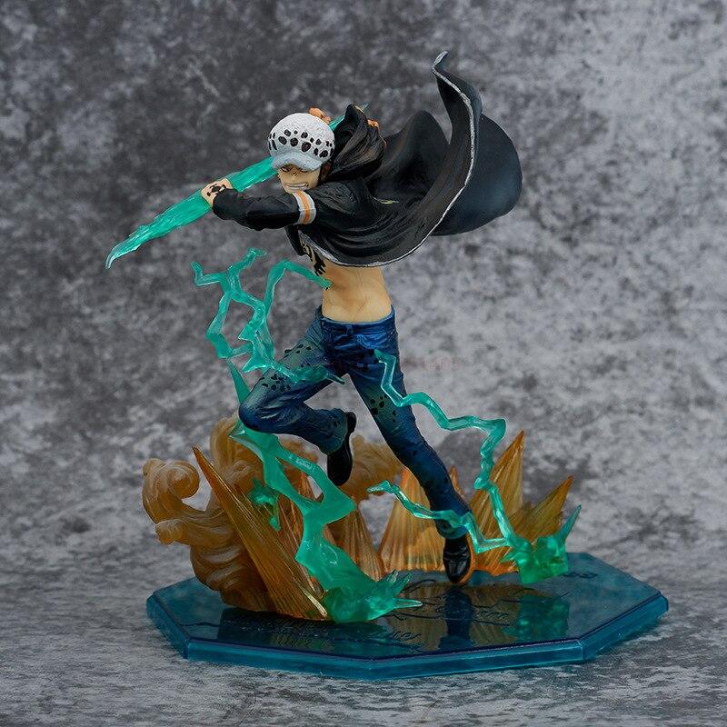 17cm Anime One Piece F Zero Trafalgar Law Battle Ver .Pvc Figure Model Toys Gifts for Children