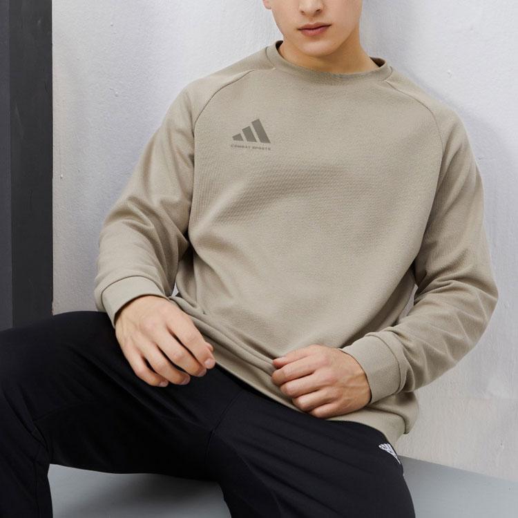 Adidas Logo Sports Casual Crewneck Sweatshirt Unisex Sweatshirt Gray ACLLSPS3CS-GYDG