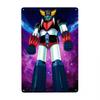 Vintage Goldorak Grendizer Metal Tin Sign  Custom Anime UFO Robot Goldrake Wall Art Decor for Pub Cafe Yard  Rectangle Plaque