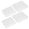 4pcs Sewing Bobbins Storage Box 25 36 Grids Transparent Plastic Spools Case Home Sewing Accessories