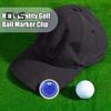 1/5 ks Značkovač golfových míčků Klip na kulatou čepici s funkcí úrovně Magnetická spona na značkovač golfového míčku Klip na čepici golfového míčku Značkovač čáry Golfové příslušenství