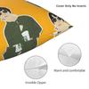 Liam Gallagher Singer Pillowcase Polyester Linen Velvet Creative Zip Decorative Throw Pillow Case Home Cushion Cover 45X45