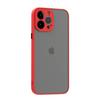 Coque pour iPhone 13 Pro - E.F.CONNECTION - Rouge - Gel Silicone Mat - Semi-rigide - Anti-choc