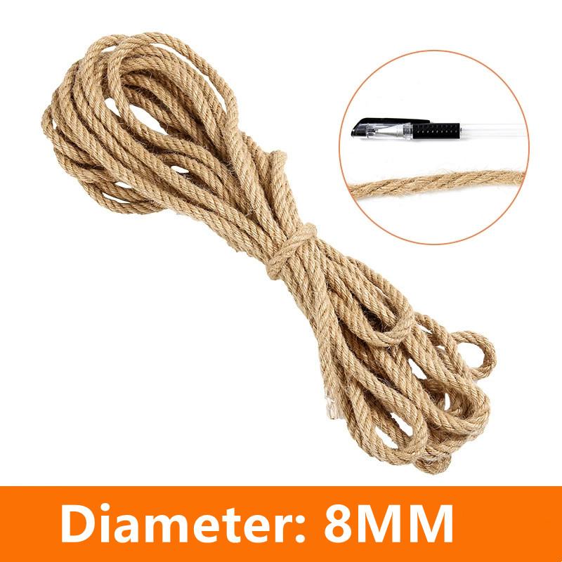 Cat Scratcher Rope DIY Natural Sisal Rope Toy Cats Paw Claw Furniture Protector Cat Tree Tower Climbing Frame Binding Rope