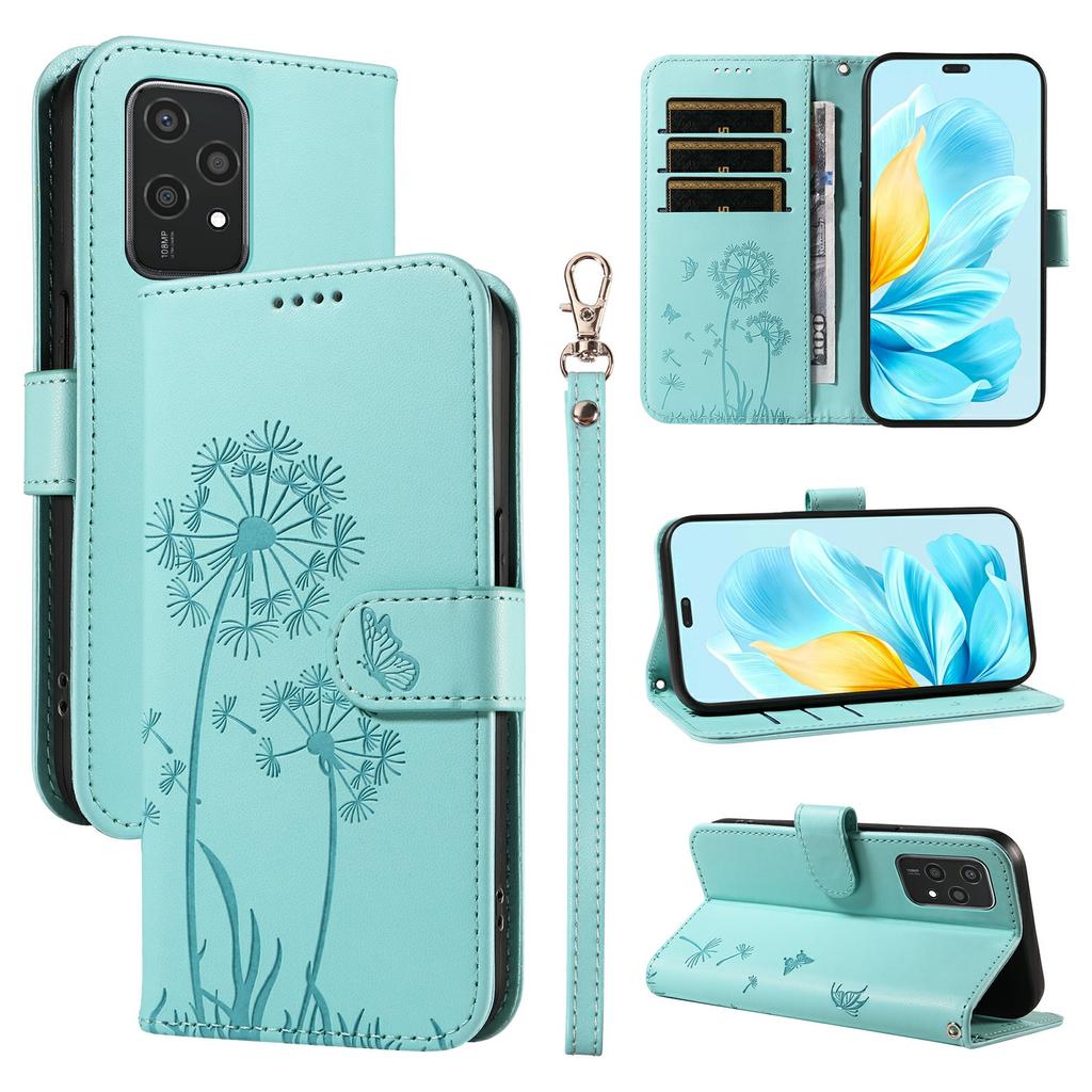 For Honor 200 Lite Leather Case Wallet Phone Cover Dandelion Imprint