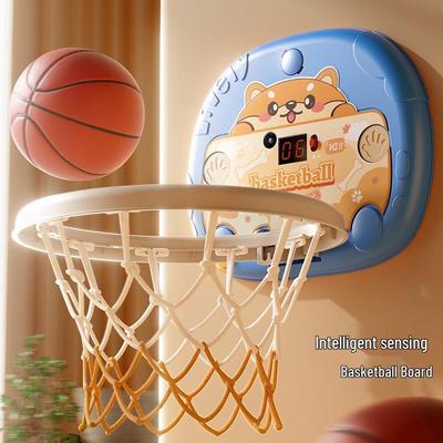 Douyin Kids' Wall-Mounted Basketball Hoop for Home - Parent-Child Interaction Toy