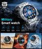 New Military Grade Sports Smart Watch 5ATM Swimming Waterproof 800mAh Bluetooth Call 1.8'' AMOLED Screen Smartwatch For Men