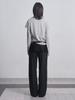 Seric Wrap Layered Pants _ Charcoal