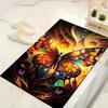 1pc Mysterious butterfly Print, Design Indoor Area Rug, Soft, Anti-Slip, and Durable Gaming Room Decor for Bedroom, Living Room, and Exercis