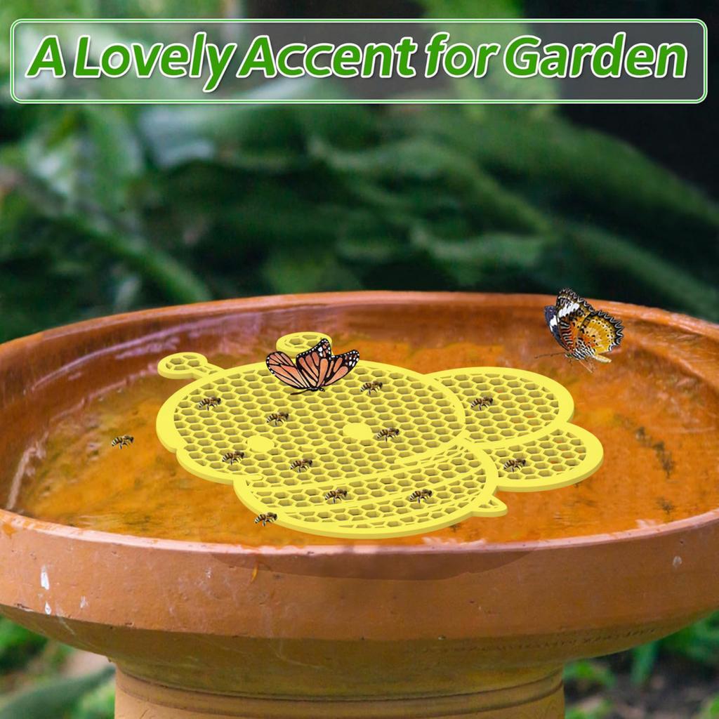Yousheng Bee Water Feeder for Outdoor Garden Decor Floating Bee Butterfly Drinking Station for Pollinator Insect Feeder Bee Bath