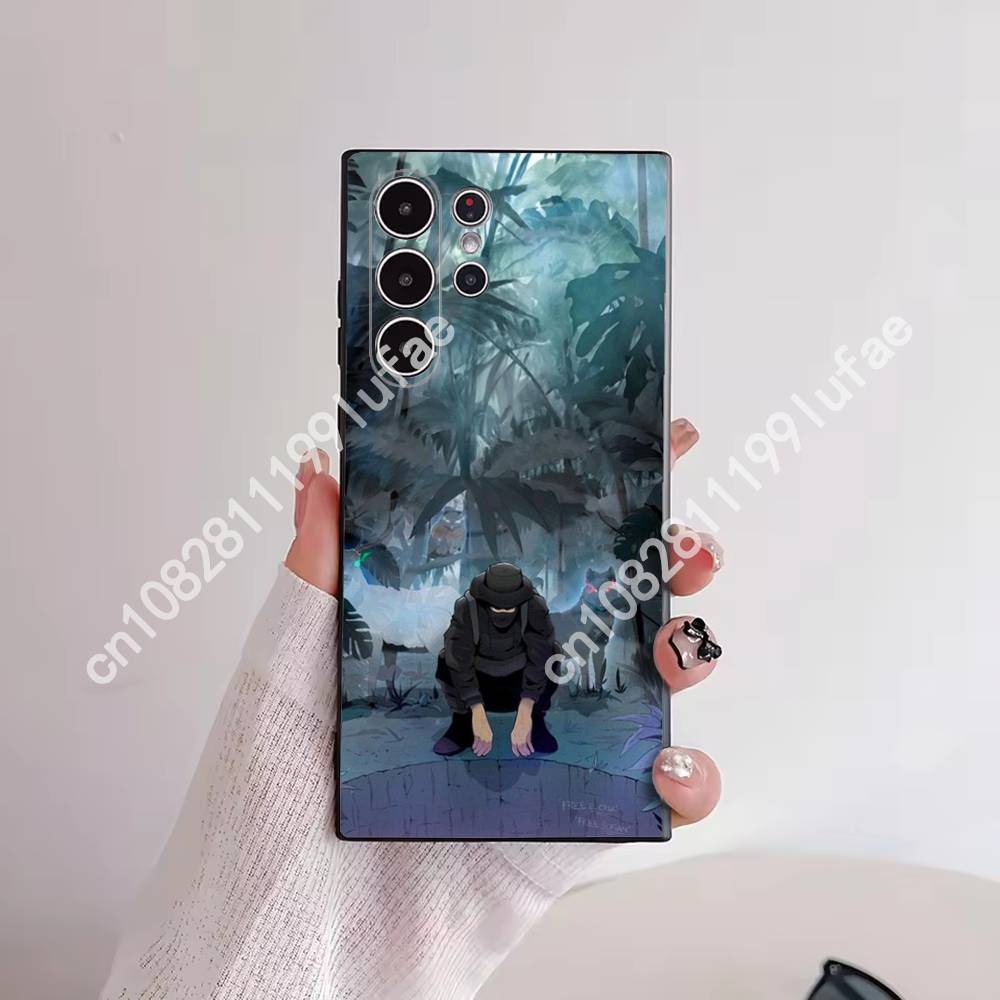 B-Beny JR Samurai Phone Case for Samsung Galaxy S30 26 25 S24 23 22 S21 20 Ultra Plus FE Lite Shockproof Silicone Cover SamsungS225G