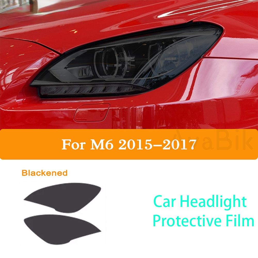 PPF for BMW 6 Series F06 F12 F13 M6 GT G32 Car Headlight Tint Black Protective Film Vinyl Transparent TPU Sticker Accessories