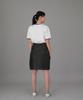 Seinteukeulu Fb Cover Pocket Elastic Skirt Fcm-1307 Black Denim Brs