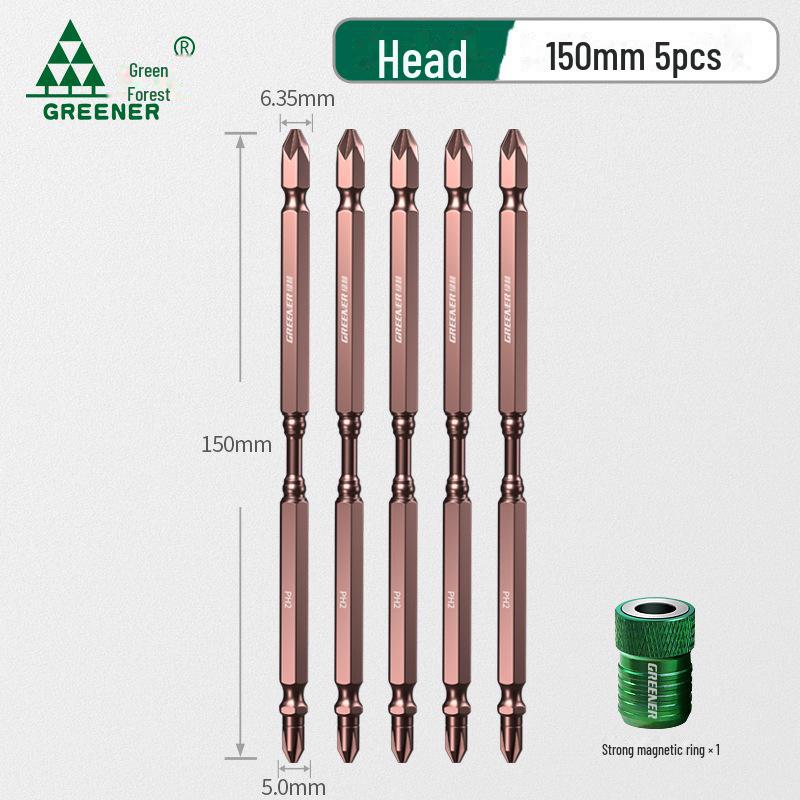Green Forest Strong Magnetic Cross Head Electric Screwdriver Set