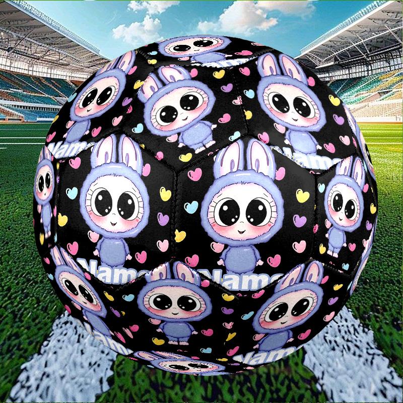Custom Name Personalized Labubu Print Size 5 Soccer Ball Training & Match Football, for Team, Kicking, Gift for Football
