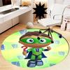 Super Why Printed Round Rug Carpet Chair Rug Area Rug Entryway Doormats,for Office Chair Living Room Bedroom Kitchen Room.
