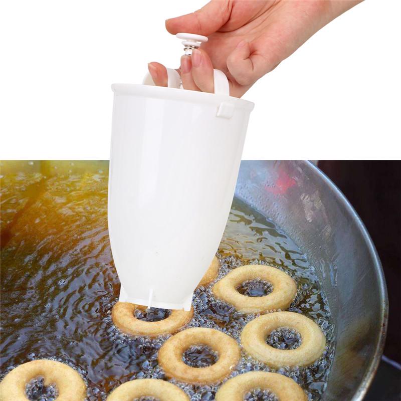 Donut Maker Manual Waffle Dispenser Doughnut Machine Mould Diy Arabic Kitchen Cooking Baking Tool Kitchen Ware
