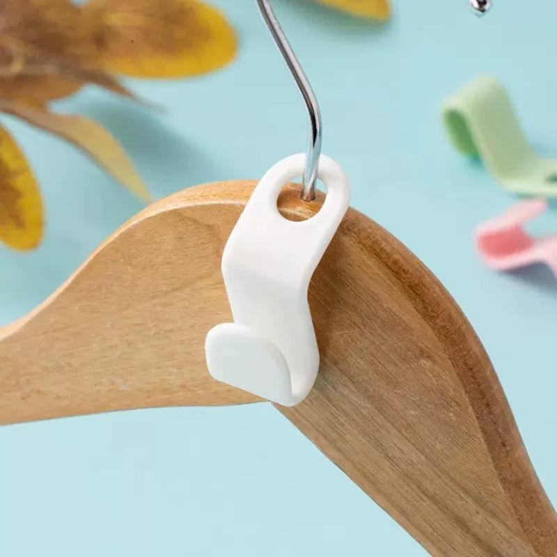 Clothes Hanger Extenders Hooks Heavy Duty Cascading Connection Hooks Space Saving Clothes Organizer Closet Plastic Clips