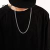 Minimalist Necklace Chain for Men Women Black Thin