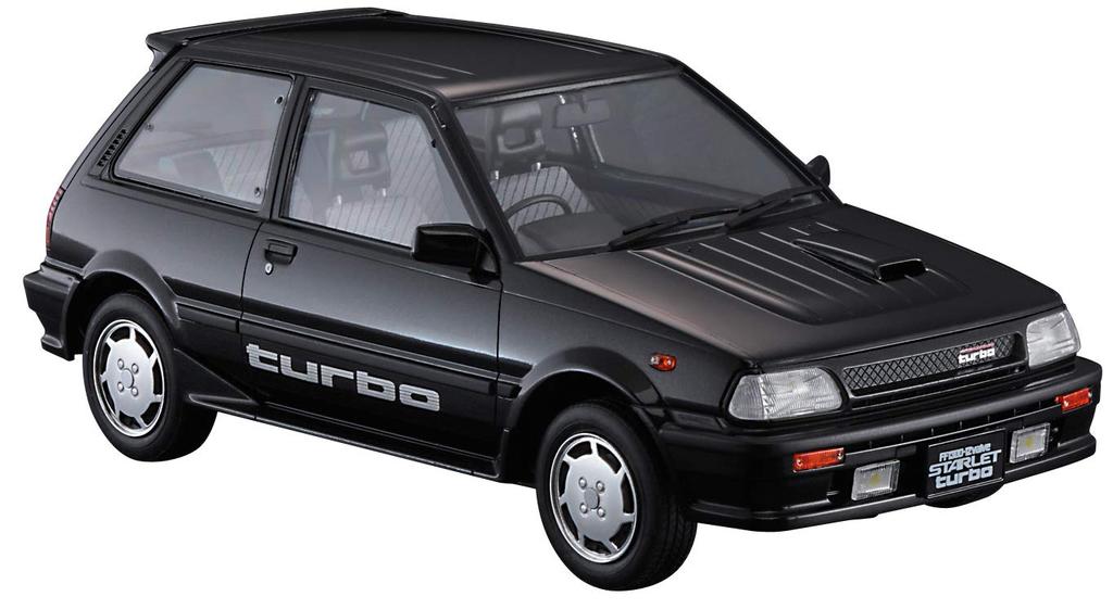 Hasegawa Toyota Starlet EP71 Turbo S Early Model Plastic Model Kit 20449 1/24 (3-door)