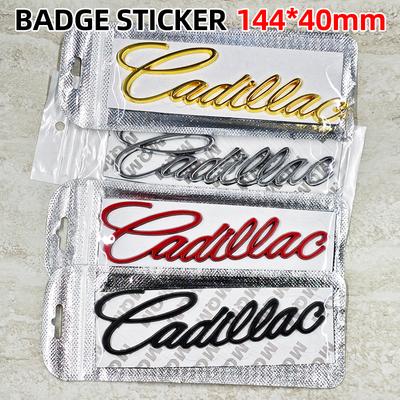 Pro logo Escalade CT5 CT6 XT5 XT6 DTS SLS XLR ATS SRX Tiburon Boční blatník auta Zadní nálepka s písmeny Stylingové doplňky