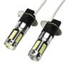 2Pcs H3 LED Fog Light Bulb 6000K 800LM Super White Daytime Running Lamps 12V Led Bulb Fog Lamp 360°Beam Angle Lights