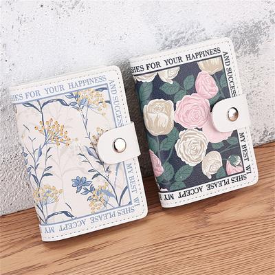Flower Shaped Card Holder Bus Card Storage Case Multiple Card Slots Credit Bank ID Card Holder Bag Organizer Anti-degaussing