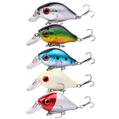 5 Pcs/Set Wobbler Design Hard Fishing Lure Artificial Fishing Bait  for Freshwater Saltwater Fishing