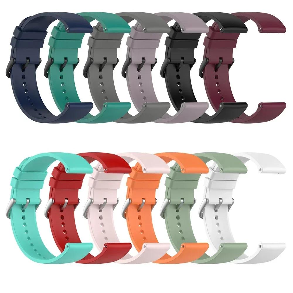 20mm 22mm Soft Silicone Quick Replacement watchband for Men and Women strap Sports band Breathable Accessorie Bracelet Wristband