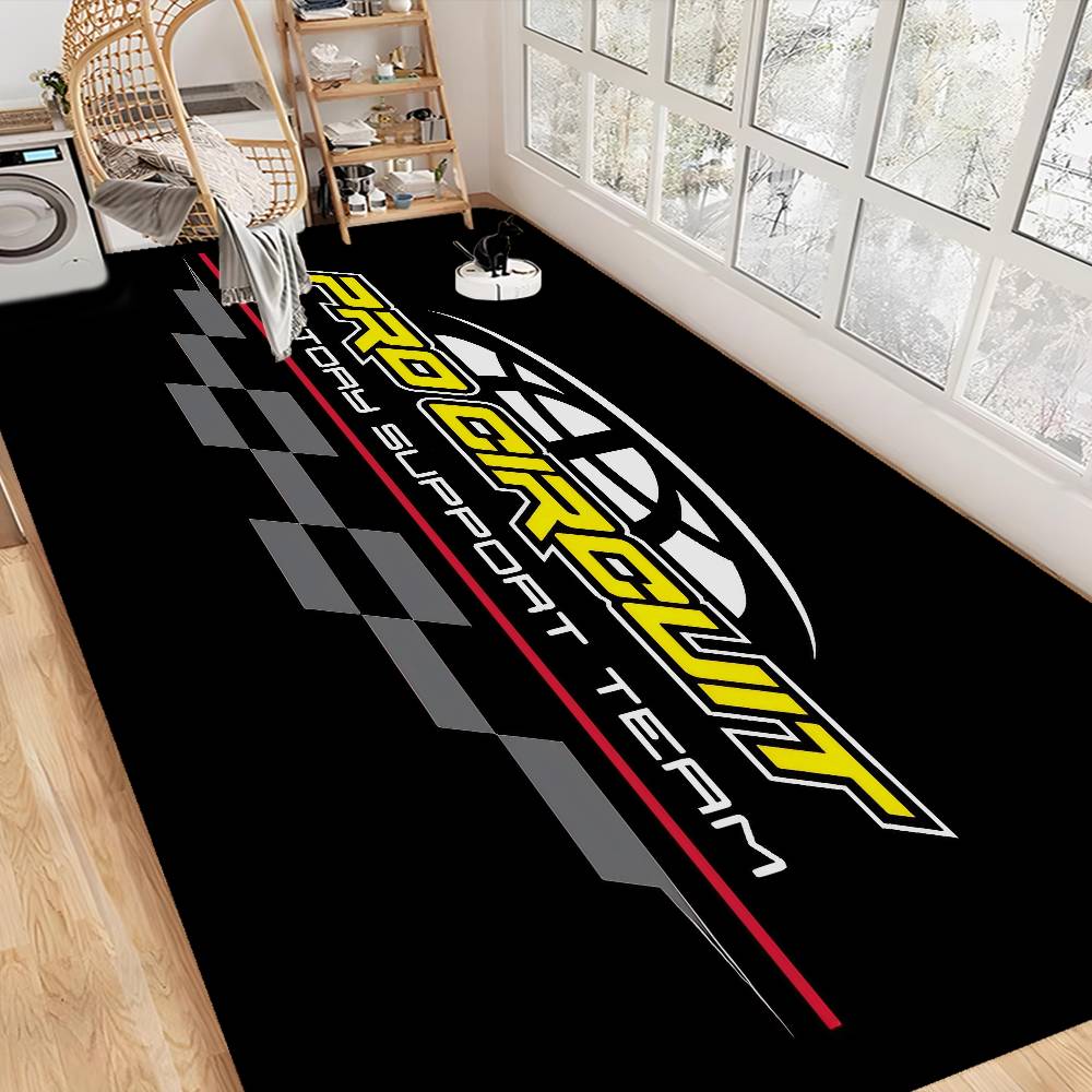 Tappetini Garage Moto Pro Circuit Tappeto Soggiorno Cucina Scelta Multipla Retro Tappeto Benvenuto Antiscivolo