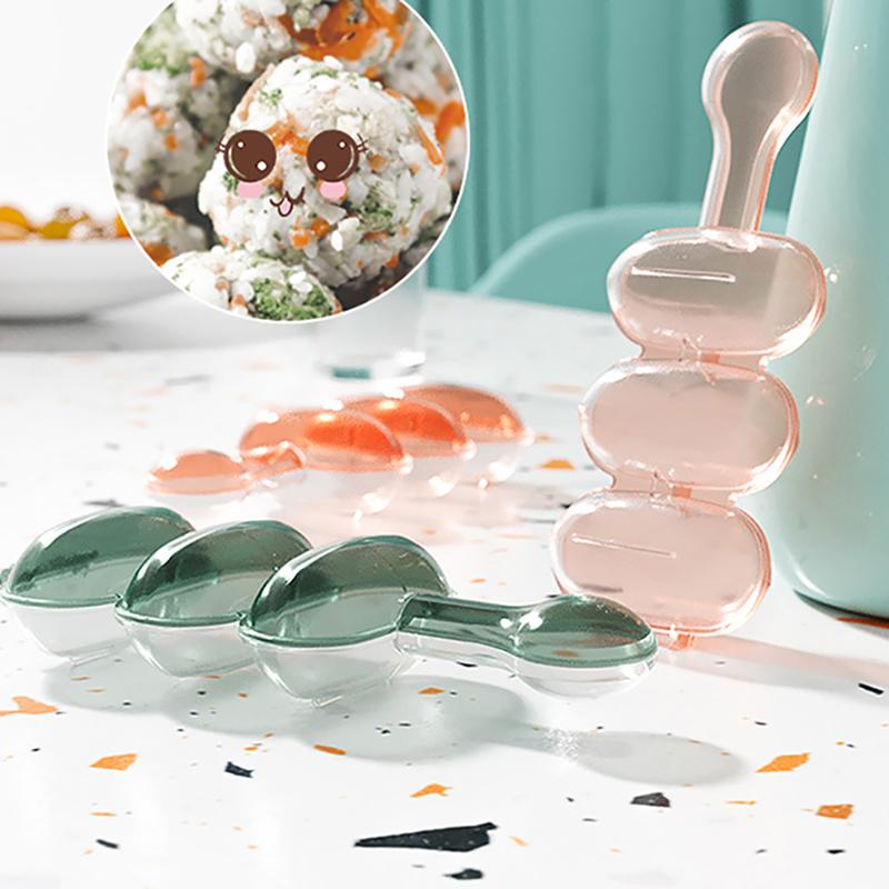 Forma do kulek ryżowych dla niemowląt Posypywacz Dekoracja jedzenia Lunch dla dzieci Maker Sushi DIY Forma