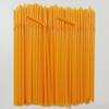 Food Grade Colored Flexible Plastic Drinking Straws For Juice And Milk Tea 100 Pack
