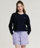 Leijibi [Set] Air Pastel String Women'S Rash Guard + Comfort Swim Shorts Black