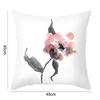 Frische Tuscheblumen-Druck Kissenbezug Büro Wohnzimmer Auto Ornamente Heim-Kissenbezug