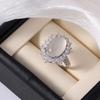 Autumn Water: Elegant White Dove Ring - Niche Design In New Chinese Style for Women, Exuding Light Luxury and Sophisticated Charm