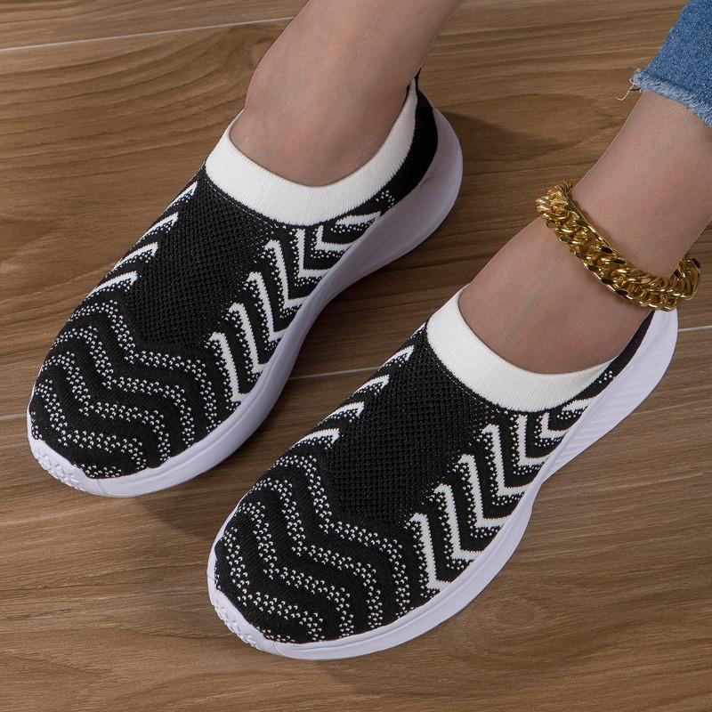 

Women s Casual Sports Shoes Fashionable Large-sized Running Shoes Breathable Loafers Lightweight Anti Slip Running Shoes 42 чёрный