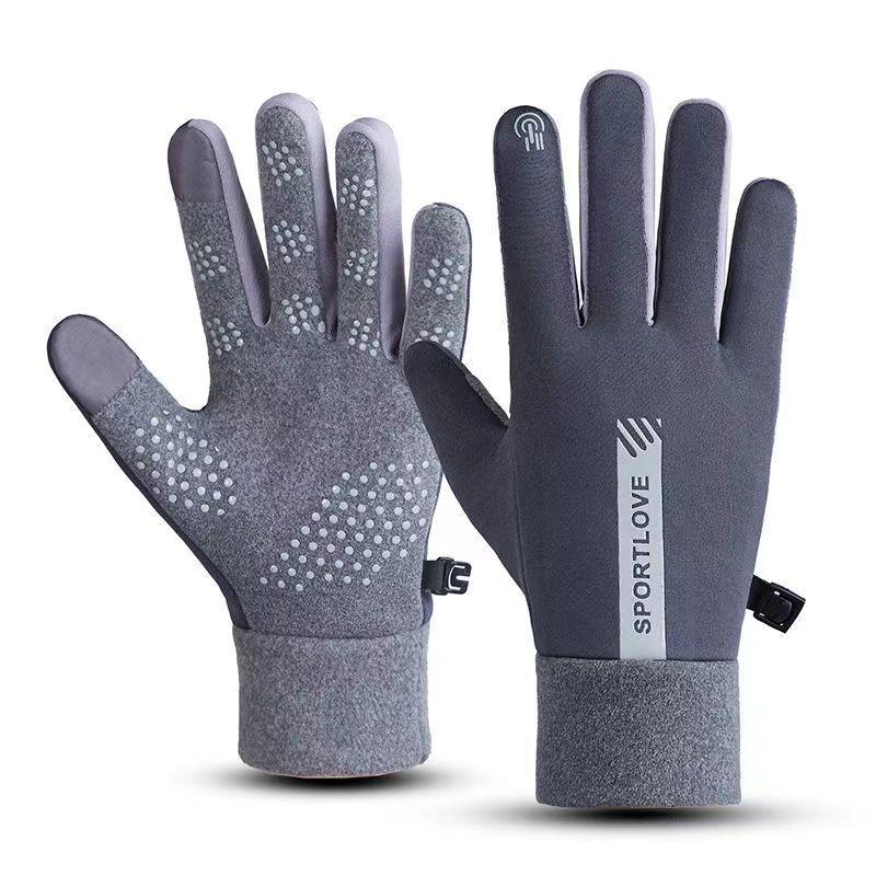 

Winter Gloves Men Cycling Bike Thermal Fleece Cold Resistance Wind Waterproof Bicycle Warm Outdoor Running Skiing Mittens