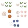 Flower Leaf Shape Clay Cutter for Earrings Jewelry Making Plant Flower Themed Clay Earring Molds Clay Earring Cutter Set