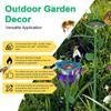 1 Pack/4 Pack Colorful Bee Bath Metal Bee Water Feeder  Outdoor Garden Yard Decor