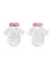 Adorable Toddler Floral Print Sleeveless Romper with Matching Bow Headband Set for Summer Outfits