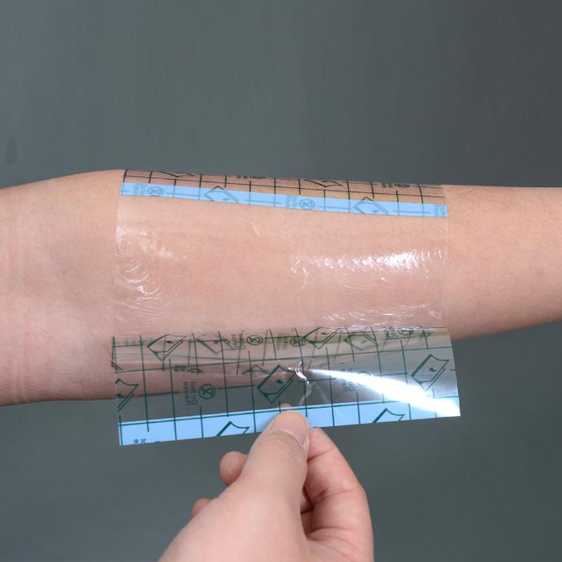 Pansement Imperméable Jetable Film PU Pansement pour Plaie Patch de Fixation Transparent