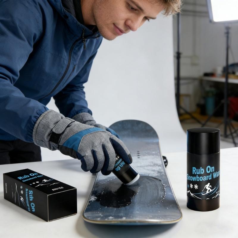30g Portable Rub on Ski Snowboard Wax Rub On Quick Wax for Outdoors Portable Crosses Country Wax for Most Temperature