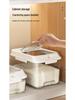 20 Jin Food-Grade Sealed Rice Bucket - Insect/Moisture Proof, Fresh-Keeping Press-Type for Grains & Flour