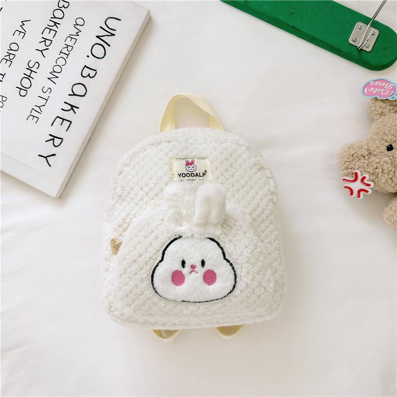 Adorable Plush Rabbit Backpack For Kids With Soft Comfort And Fun Design For Ages One To Three