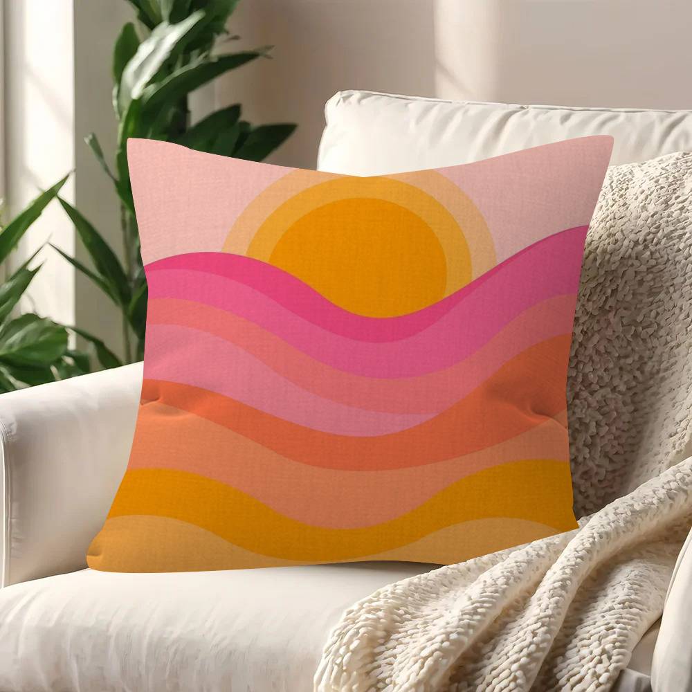 Art Abstract Geometric Personalized Picture Text Home Decorative Pillows Household Gifts 45X45Cm