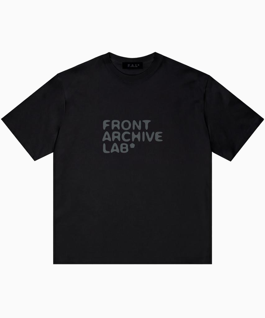 Peulonteuakaibeulaeb Blur Oversized Short Sleeve T-Shirt [Black]