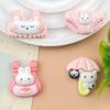 New Rabbit Resin Accessories: Handmade DIY Cream Glue Hair Clips, Phone Case Decorations, Shoe Buckles, and Ornaments.
