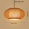 Woven Rattan Pendant Lamp Hand Knitted Ceiling Light Rural Handmade Wicker Chandelier  Bedroom