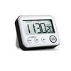 CHANJIF Multifunctional Timer, Black, Large Screen Digital Timer, Magnetic, Silent Stopwatch, Magnetic and Stand Mounting, Suitable for Kitchen and